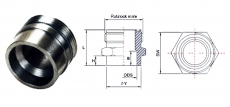 SW Series Steel Male Rotalock Connectors