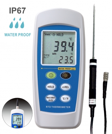 Yi-Card Enterprise Co., Ltd. (ROCAIR) - PRODUCTS - Digital Test Instruments  - Waterproof RTD Thermometer