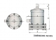 CD Series Refrigerant Filter Drier Shells Drawing
