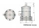 CD Series Refrigerant Filter Drier Shells Drawing