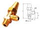Brass Flare Valves With NPT