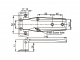 RR-712 Leaf Hinge Drawing